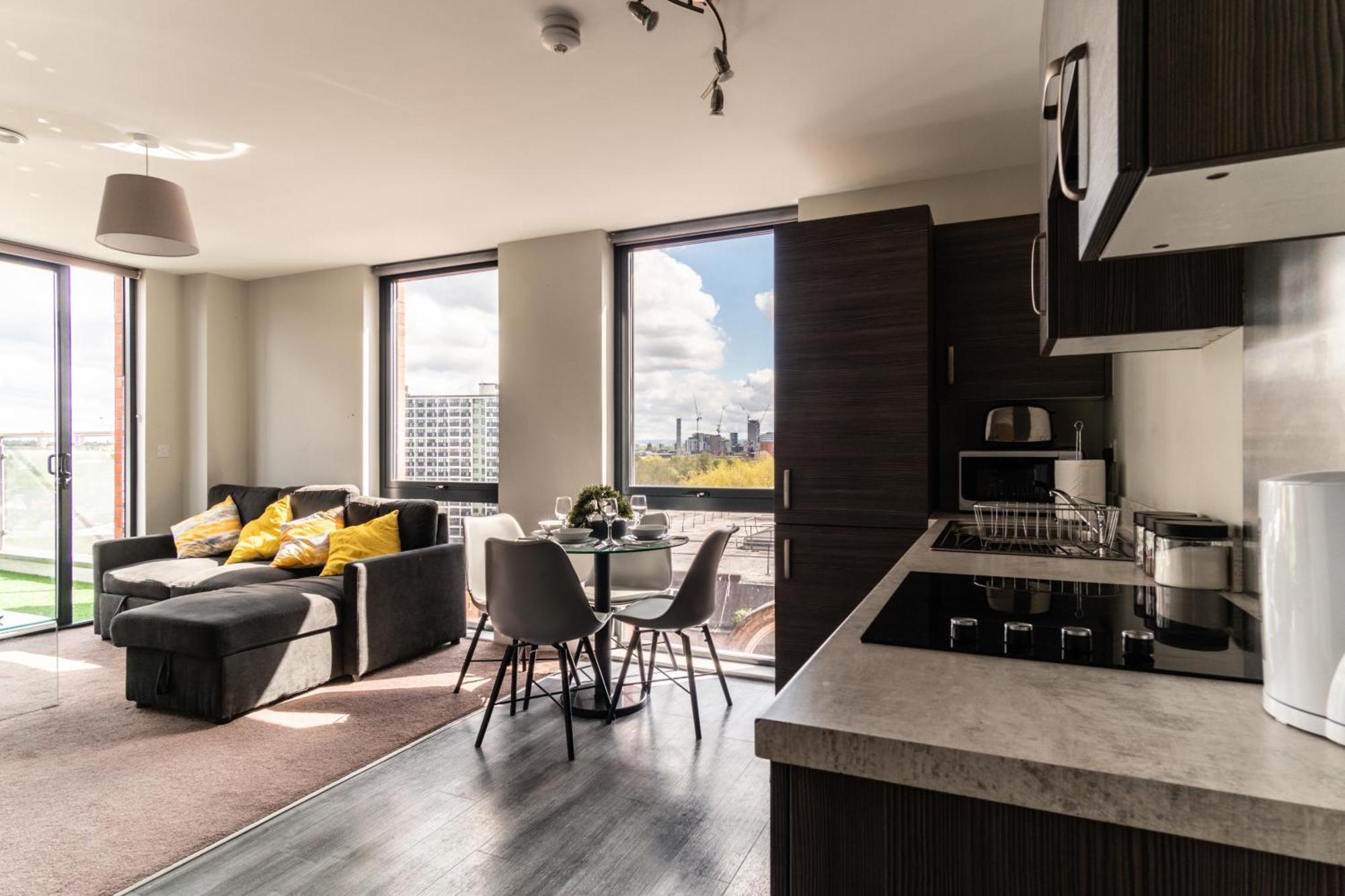 Prime Location 1 Bed Penthouse Apartment แมนเชสเตอร์ ภายนอก รูปภาพ